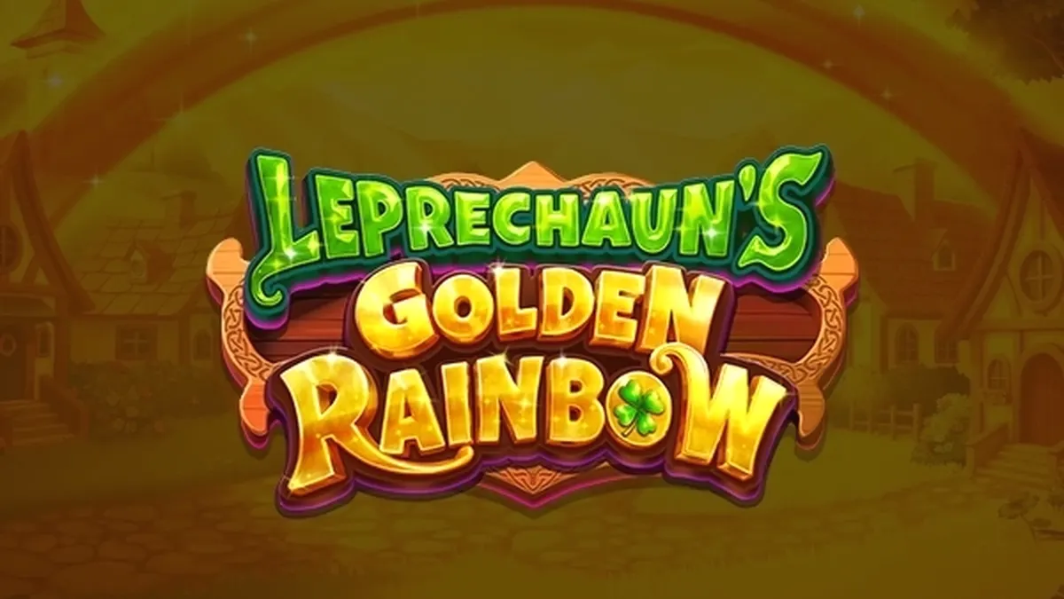 Tampilan antarmuka mobile game slot Leprechaun's Golden Rainbow